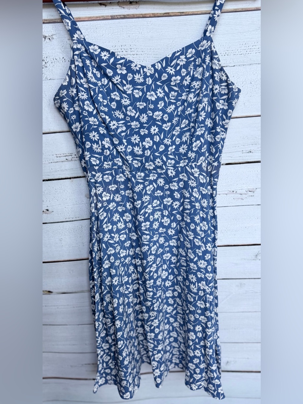 Old Navy Blue and White Floral Sundress - Picture 3 of 10
